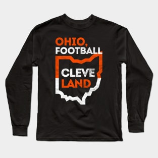 Ohio State Football Ballers, Cleveland Fan Gift Long Sleeve T-Shirt